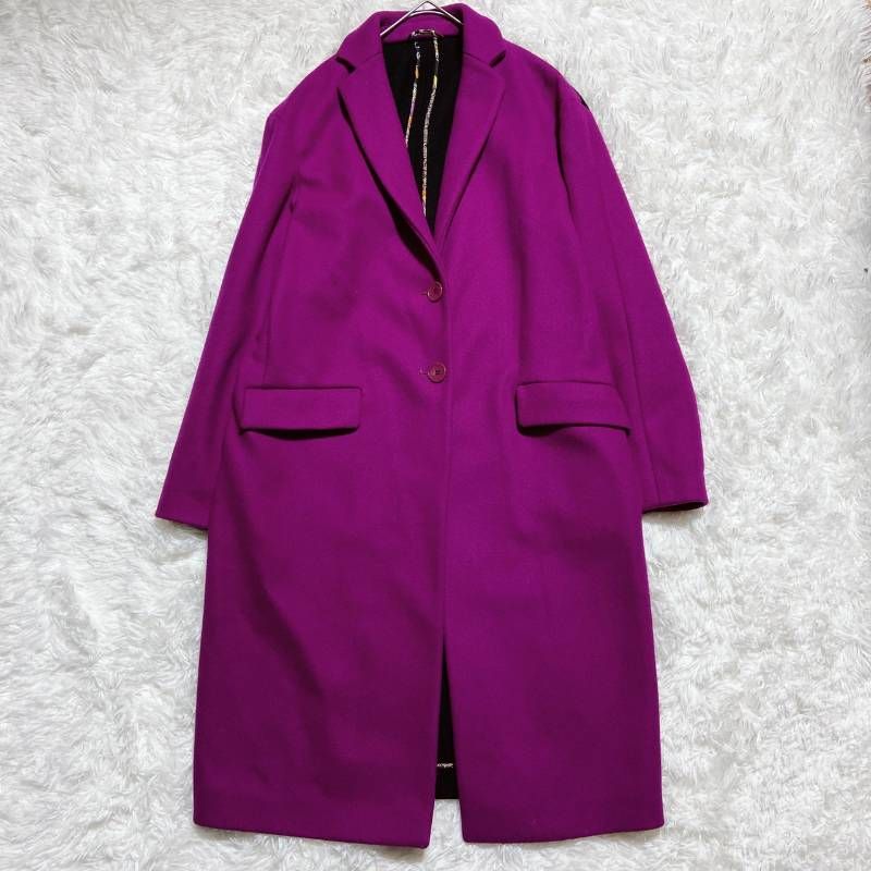 ETRO エトロチェスターコート 中古・古着通販】ETRO (エトロ) ロングチェスターコート ブラック