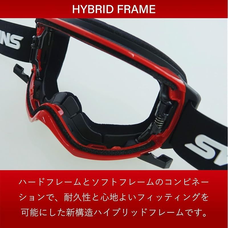 スワンズ] 日本製 スノーゴーグル ROVO ロヴォ RV-MDH-PU-LP Y