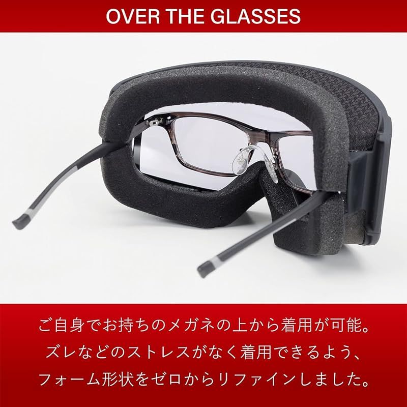 スワンズ] 日本製 スノーゴーグル RACAN ラカン RA-MDH-CU-LG SPW