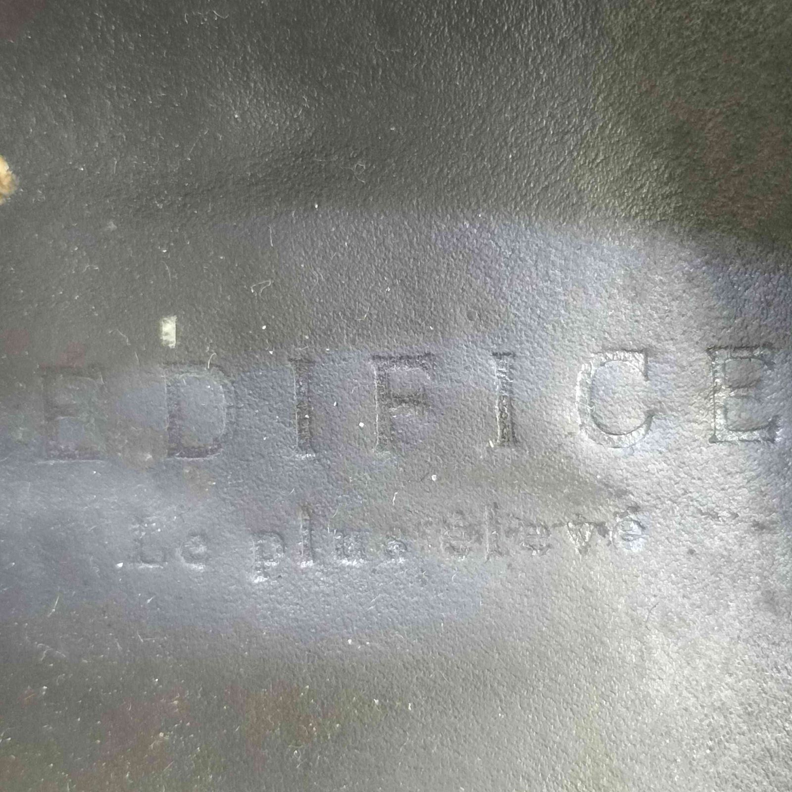 エディフィス EDIFICE セミブローグ レザーシューズ メンズ 表記無