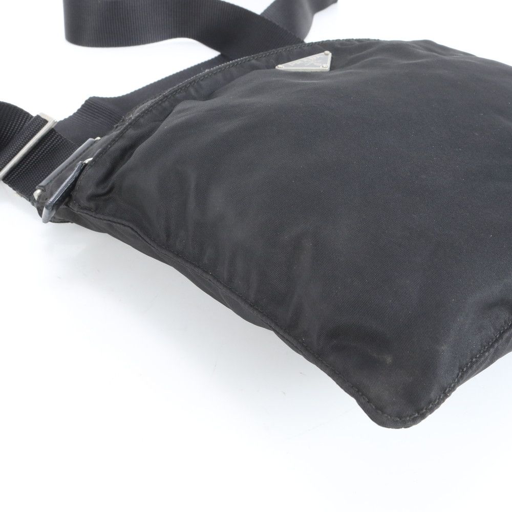 美品 プラダ テスート ナイロン 三角 トライアングル ロゴ ショルダー  