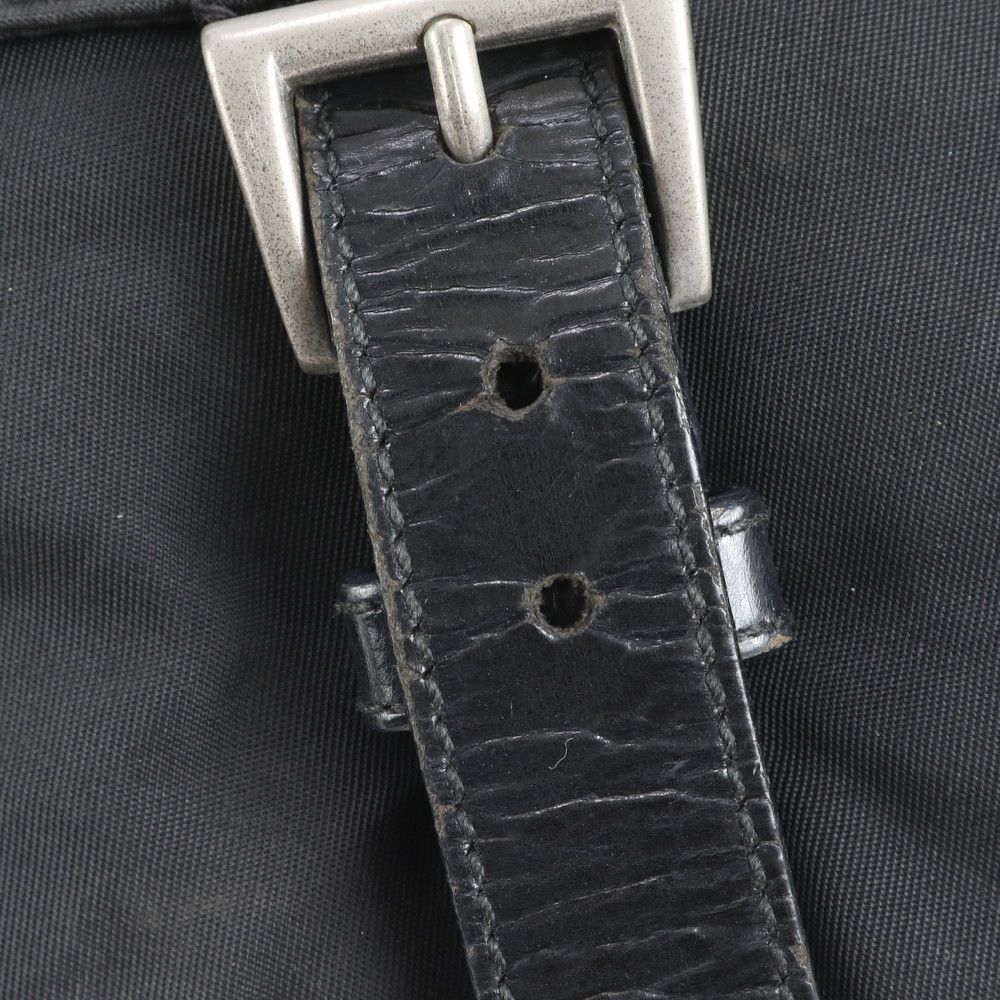 極美品 プラダ テスート ナイロン レザー ショルダーバッグ 斜め掛け