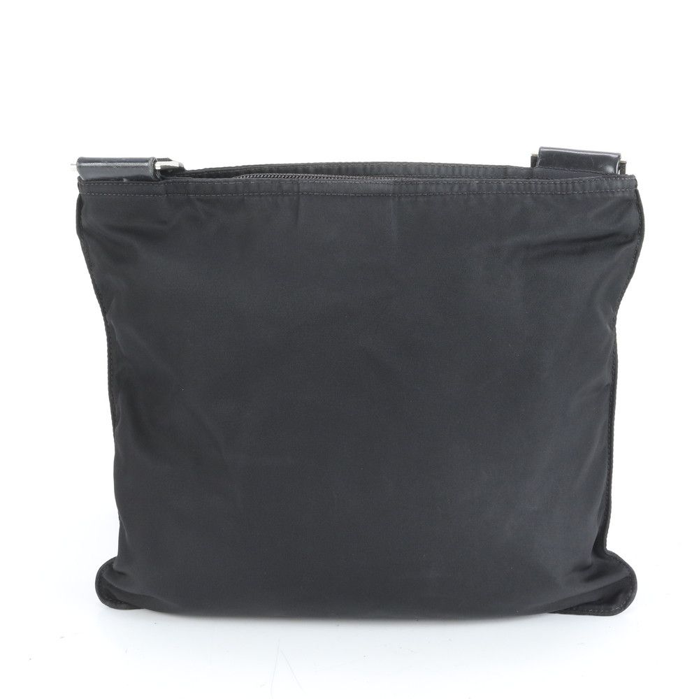 極美品 プラダ テスートナイロン ショルダーバッグ メッセンジャーバッグ 極美品 プラダ テスート ナイロン 三角ロゴ レザー ショルダーバッグ