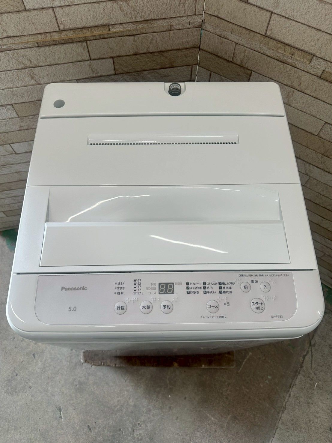 【美品 高年式】大阪送料無料★3か月保障付き★洗濯機★2020年★パナソニック★5kg★NA-F5B2★S-721 高年式】大阪送料無料☆3か月保障付き☆洗濯機☆パナソニック☆5kg