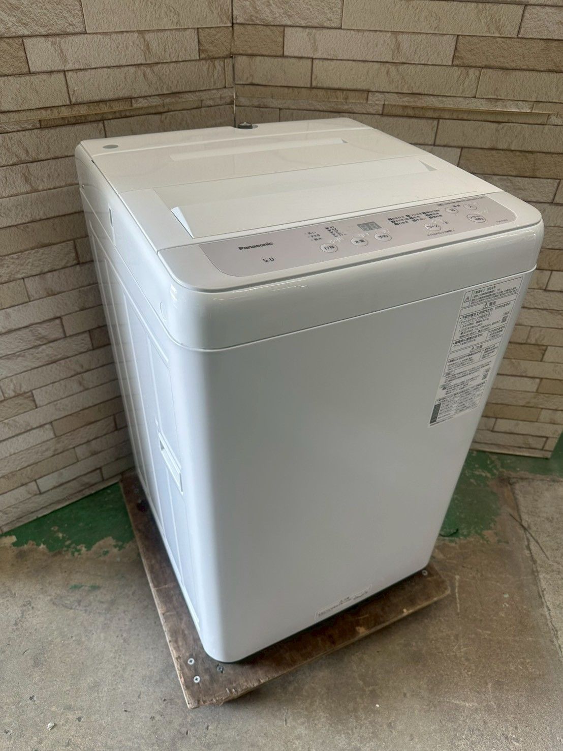 大阪送料無料★3か月保証★洗濯機★パナソニック★2024年★5㎏★NA-F5B2★S-322 Panasonic（パナソニック） 2024年 全自動洗濯機 NA-F5B2-S W562×D572