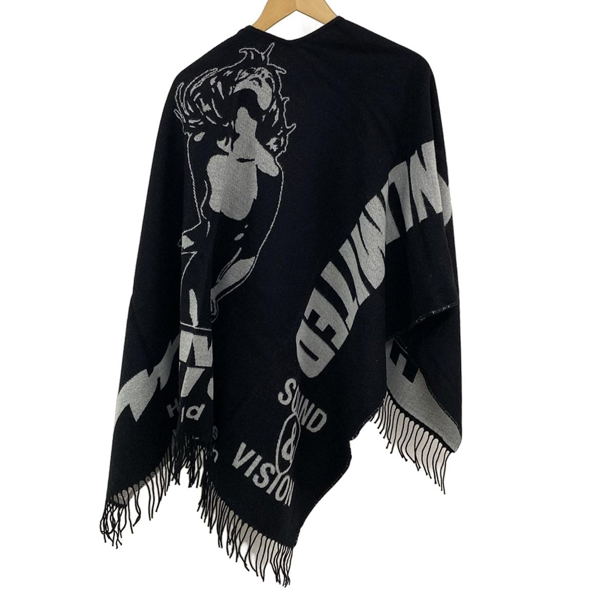 HYSTERIC GLAMOUR(ヒステリックグラマー) ストール(ショール)美品 - 黒