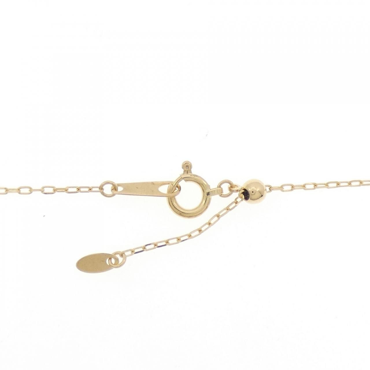 K18YG ローズ ダイヤモンド ネックレス 0.315CT - メルカリ 