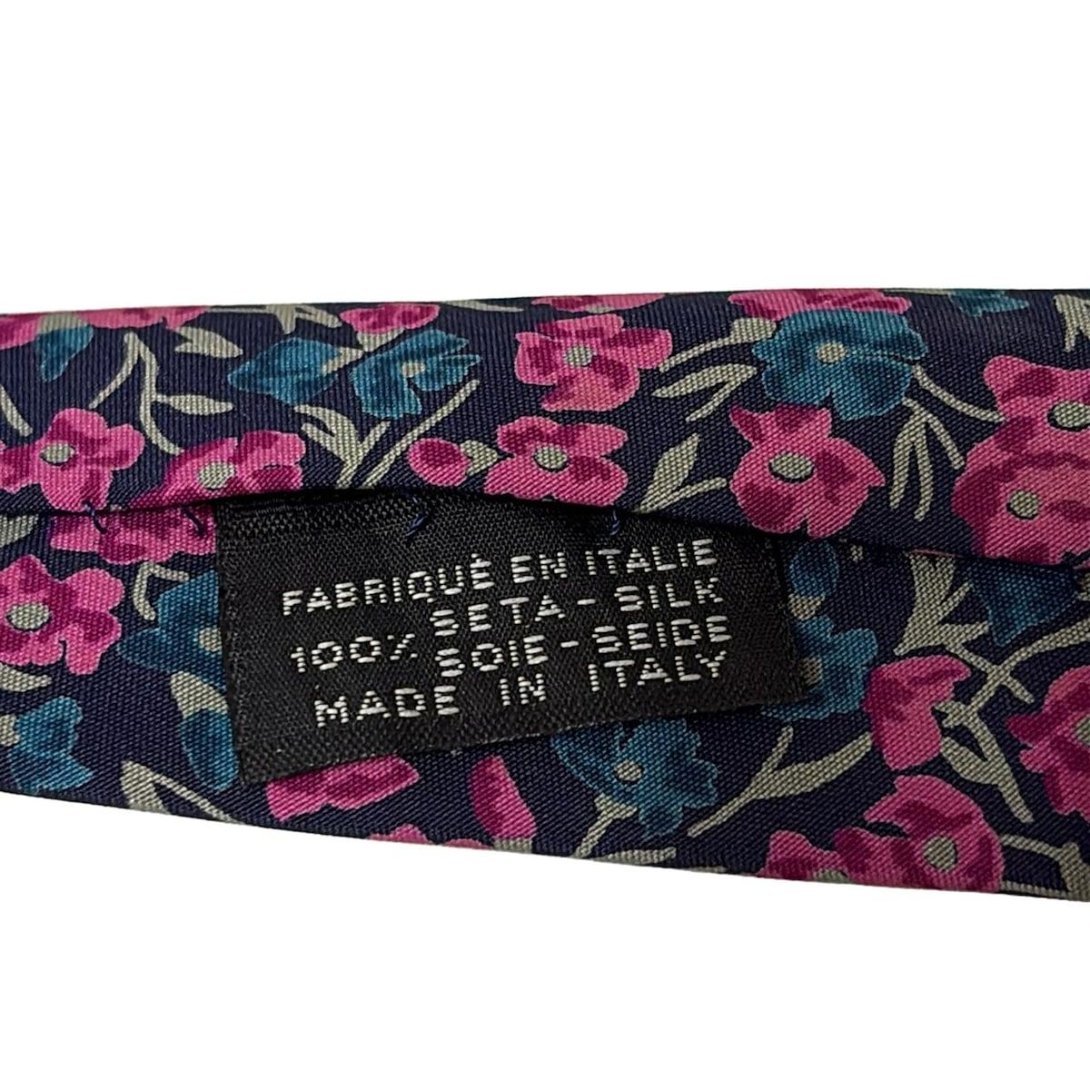 CHANEL(シャネル) ネクタイ メンズ美品 - ピンク×ブルー×ダーク