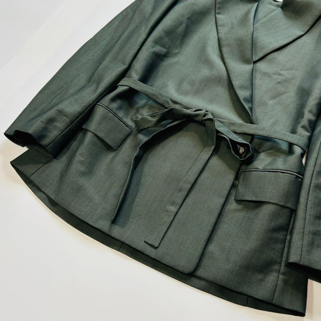 美品 アクネストゥーディオズ ダブルブレスト ジャケット カーキ