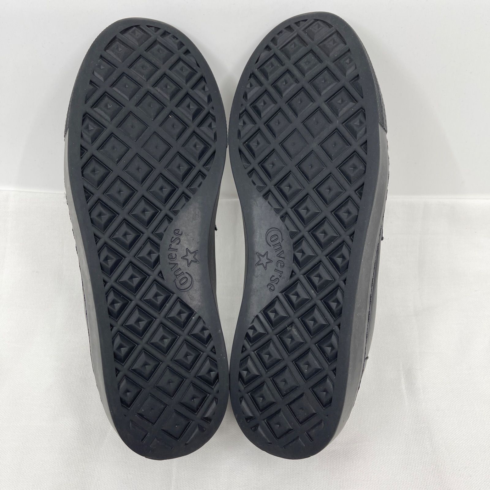 訳あり コンバース クップローファー 25.0 ブラック タッセル