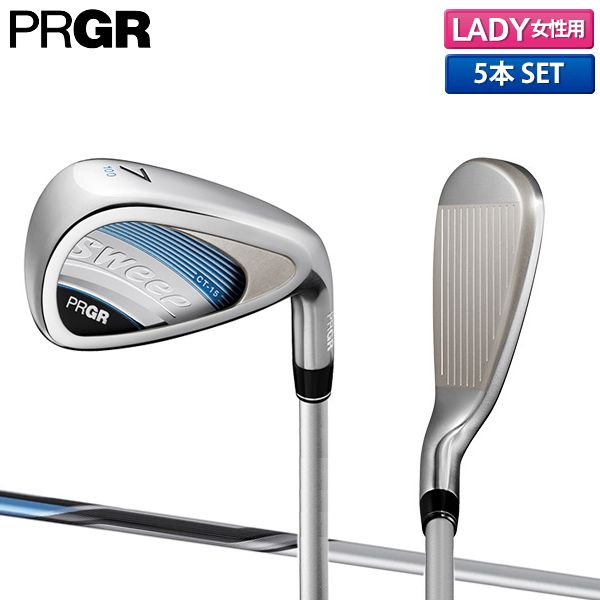 レディース プロギア ゴルフ スイープ アイアンセット 5本組(7-P,S