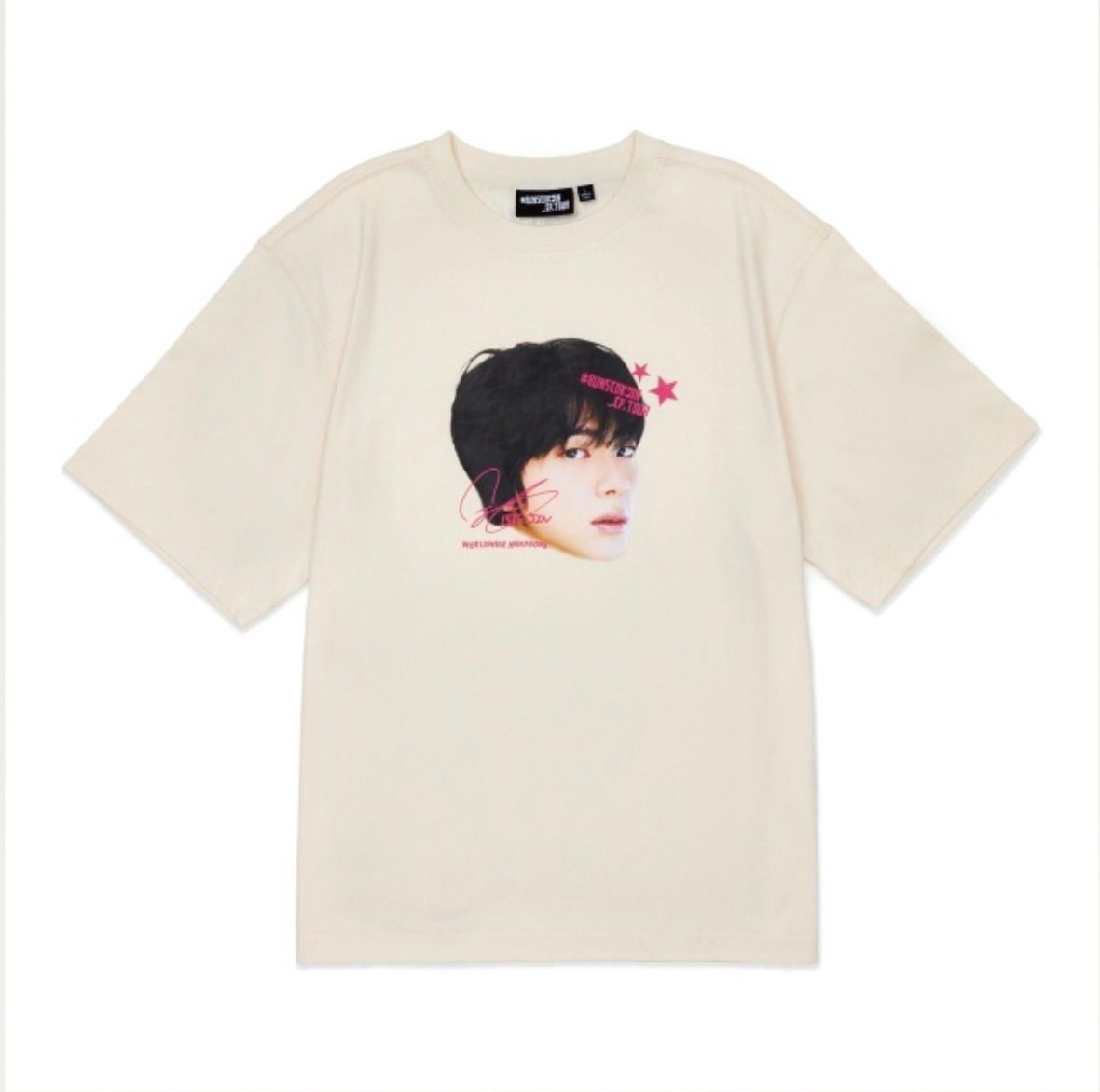 BTS ジン JIN RUNSEOKJIN 韓国 限定 顔 tシャツ S M L XL サイズ 公式