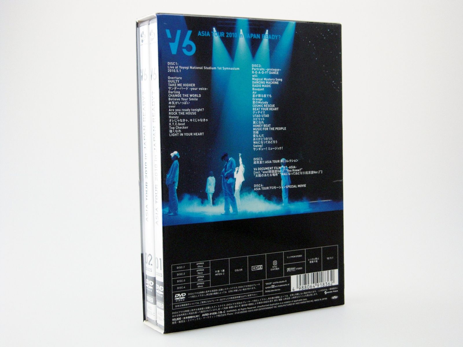 DVD V6 ASIA TOUR 2010 in JAPAN READY? (初回生産限定〈ASIA盤〉) [DVD]