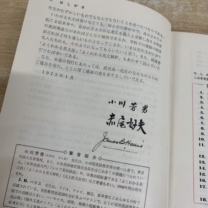 よくわかる英作文/小川芳男・赤尾好夫・J.B.ハリス/旺文社 ○01)【1点限り!】よくわかる英作文/小川芳男/赤尾好夫/J.B.ハリス