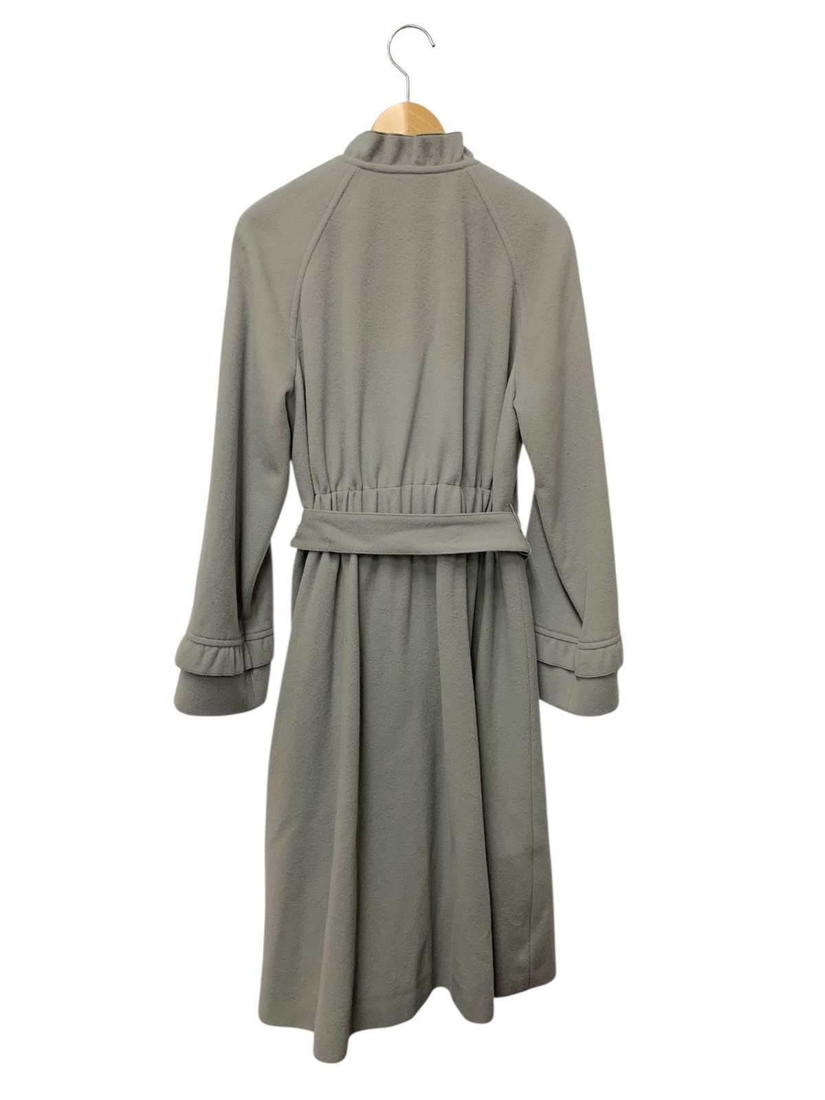 エムズグレイシー 119608 コート 38 グレー フリル付きレディーライク