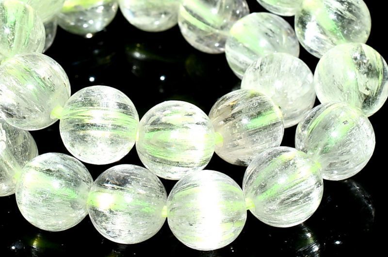 1点物】AAA透明◇キャッツアイ効果 クンツァイト(ヒデナイト) 7mm