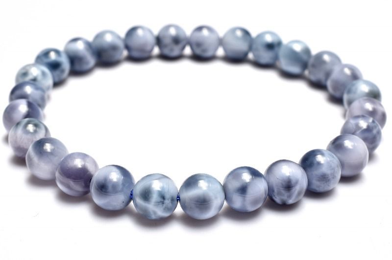 1点物】AAA希少◇人気アイテム パープルラリマー 7mm ブレスレット