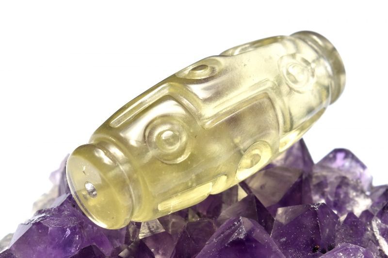 最終値下げ 本-⑧【美しいライトレモン 天然ガラス リビアングラス】58㌘ 最終値下げ 本-①【美しいライトレモン 天然ガラス リビアングラス】24