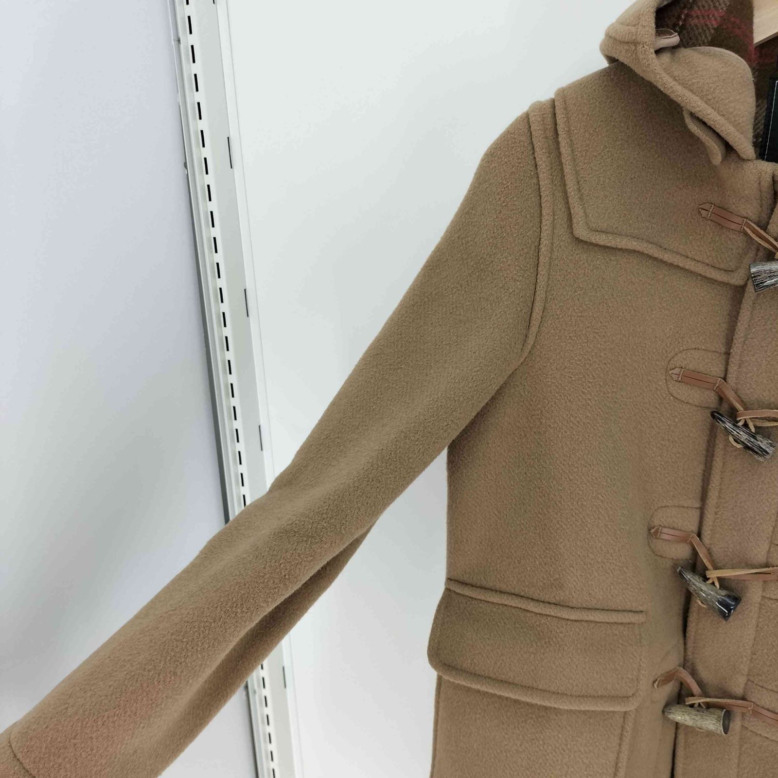 グローバーオール Gloverall 80-90S 黒タグ 英国製 裏地チェック