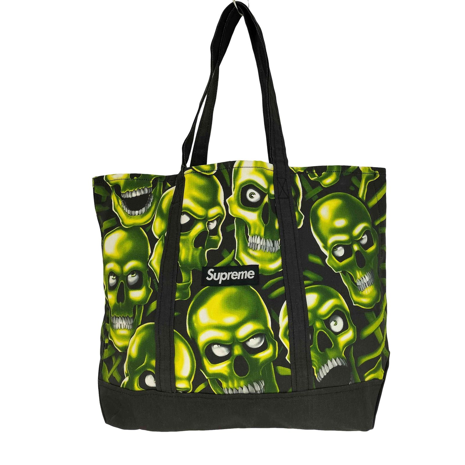 Supreme シュプリーム スカル トートバッグ シュプリーム Supreme 18SS SKULL PILE DENIM TOTE スカル パイル