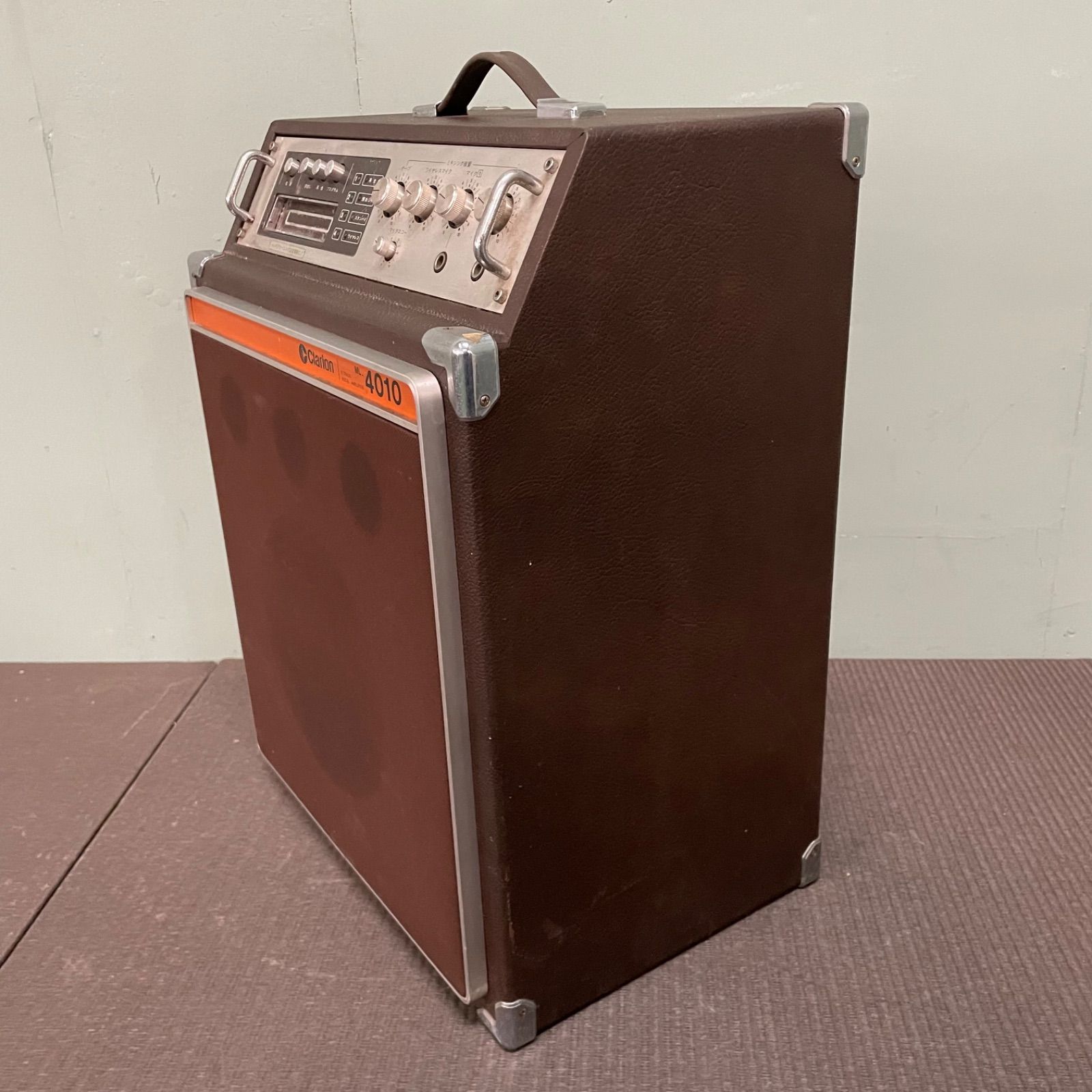 レア　カラオケエイト　クラリオン　ML-4010A ♭ Clarion クラリオン カラオケ8 ML-4010A VOCAL AMPLIFIER 通電のみ