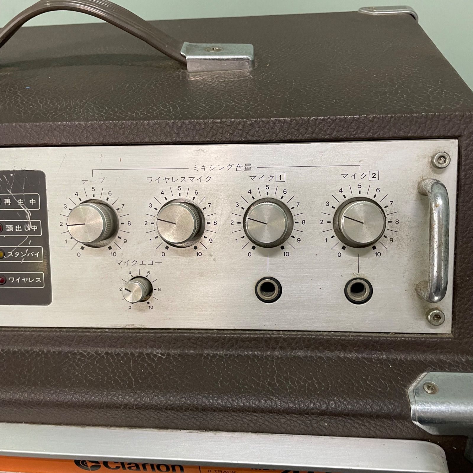 レア　カラオケエイト　クラリオン　ML-4010A ♭ Clarion クラリオン カラオケ8 ML-4010A VOCAL AMPLIFIER 通電のみ