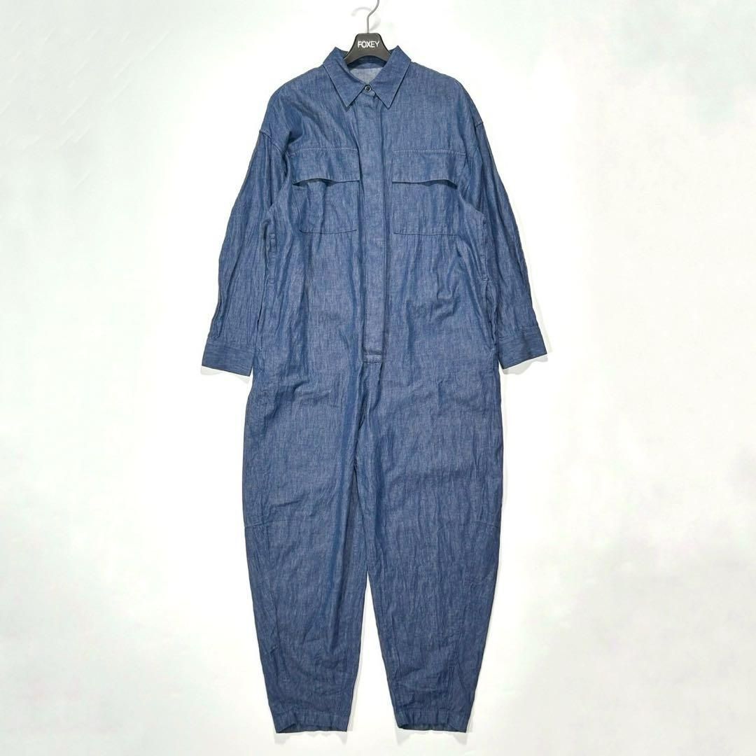 完売品 curensollogy カレンソロジー デニムジャンプスーツ インディゴ