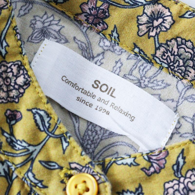 北欧暮らしの道具店　SOIL ソイル 花柄シャツワンピース SOIL / ソイル / 花柄ワンピース - 北欧、暮らしの道具店