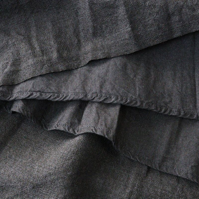 美品 メゾンドソイル maison de soil WOOL/SILK PLAIN RAJASTHAN TUCK  