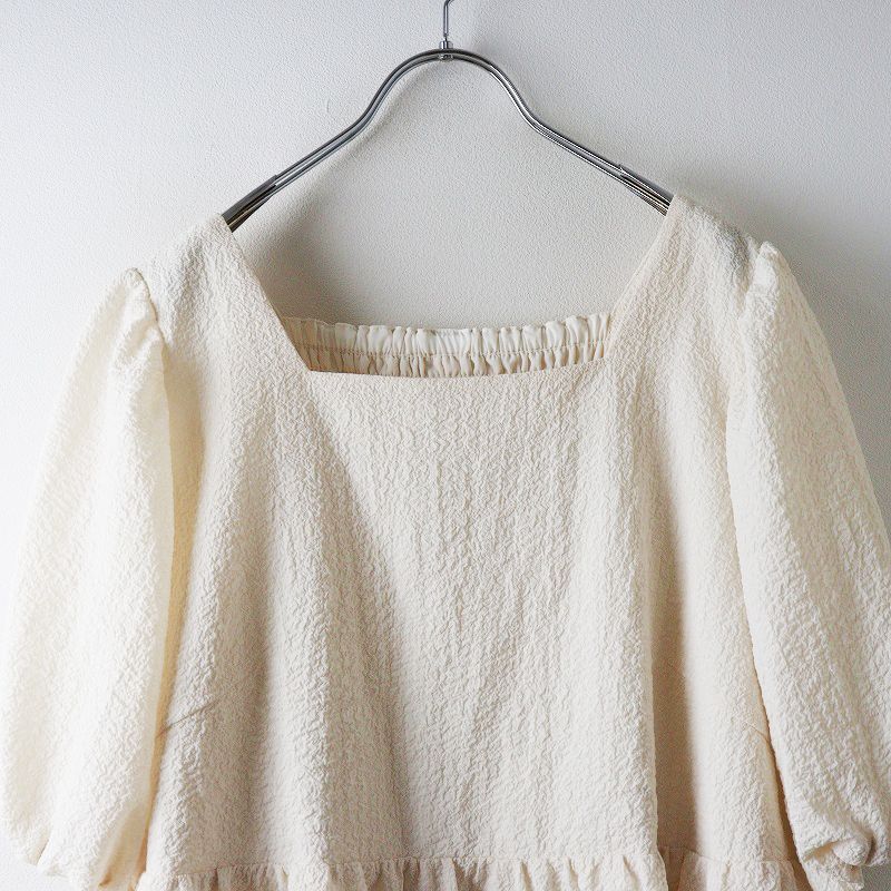 46 大きいサイズ✨️ Rose Tiara ティアードフリル ブラウス 美品 ダンガリーラッフルフリルブラウス（51036407） | Rose Tiara