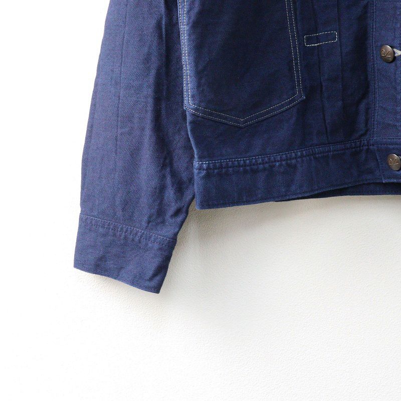 フォーティーファイブアール 45R 麦サテンのGジャンデニムジャケット 1