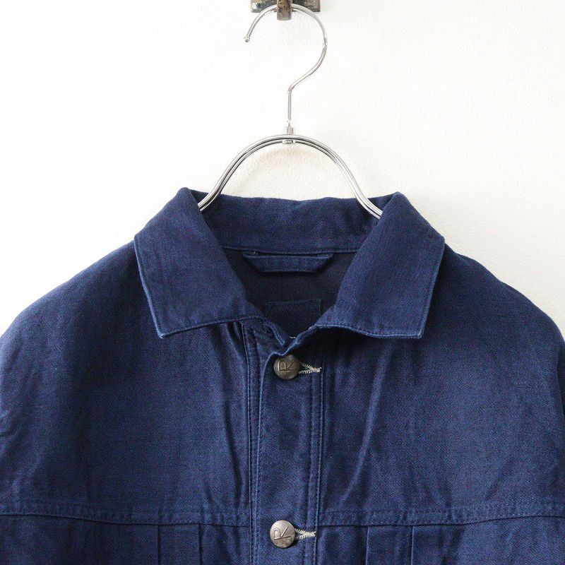 フォーティーファイブアール 45R 麦サテンのGジャンデニムジャケット 1