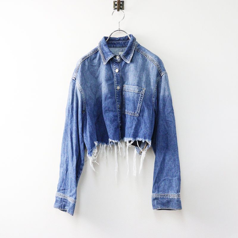 【美品】MAISON SPECIAL ボンテージ シャツ ブルー 美品】MAISON SPECIAL ボンテージ シャツ ブルー MAISON SPECIAL t