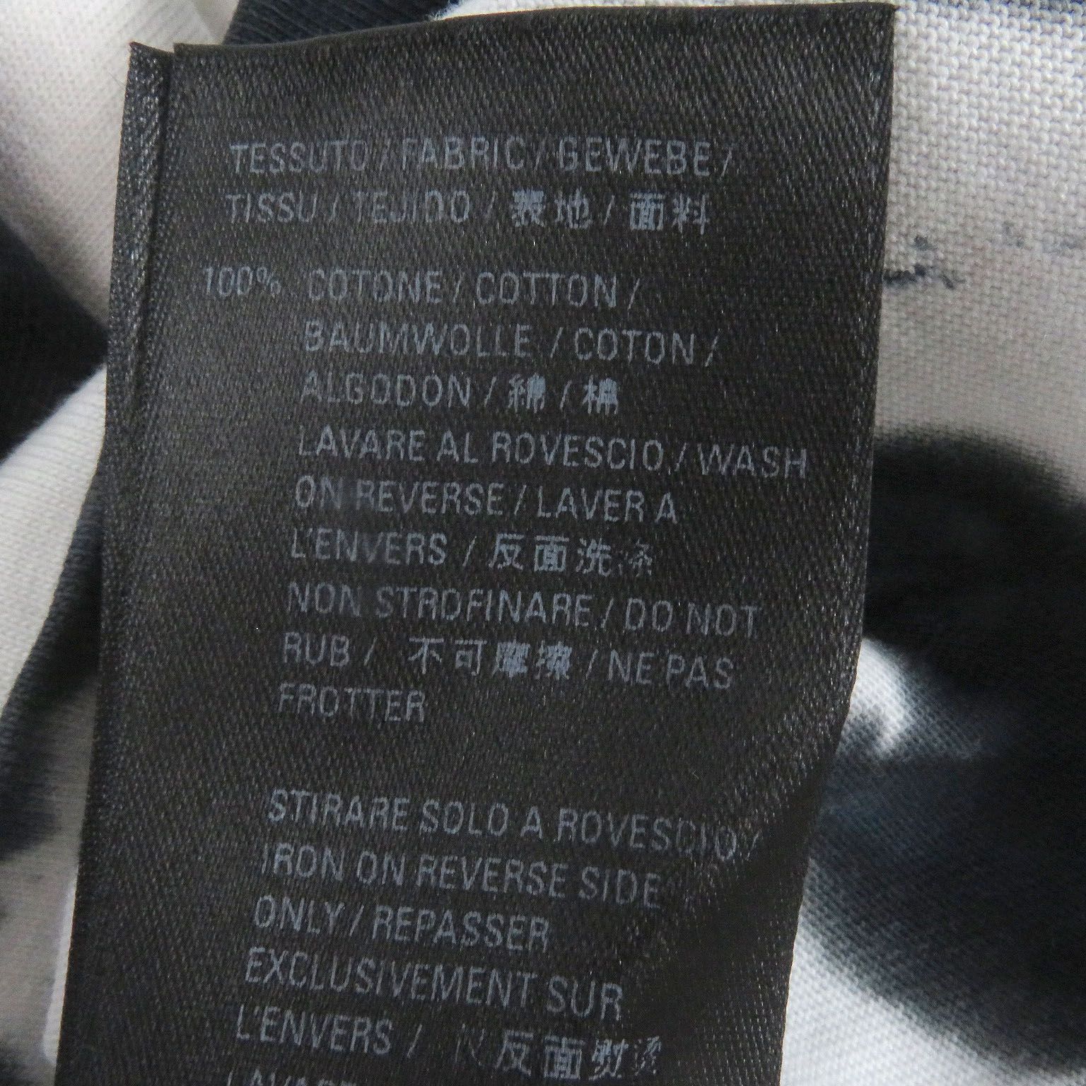 極美品□BALENCIAGA バレンシアガ 684155 タイダイ柄 クラックロゴ