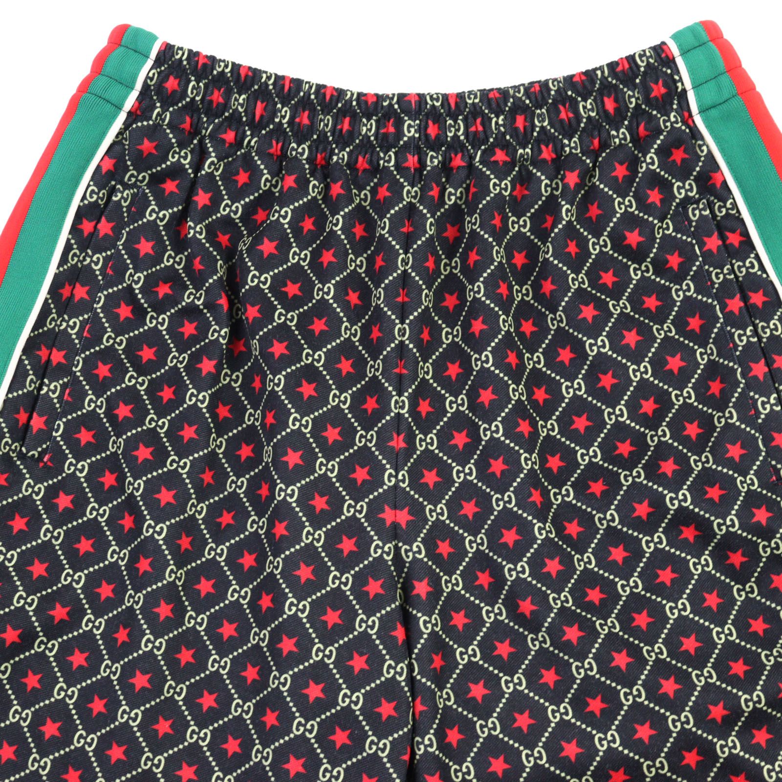 美品○GUCCI グッチ 575736 GGスター シェリーライン ドローストリング