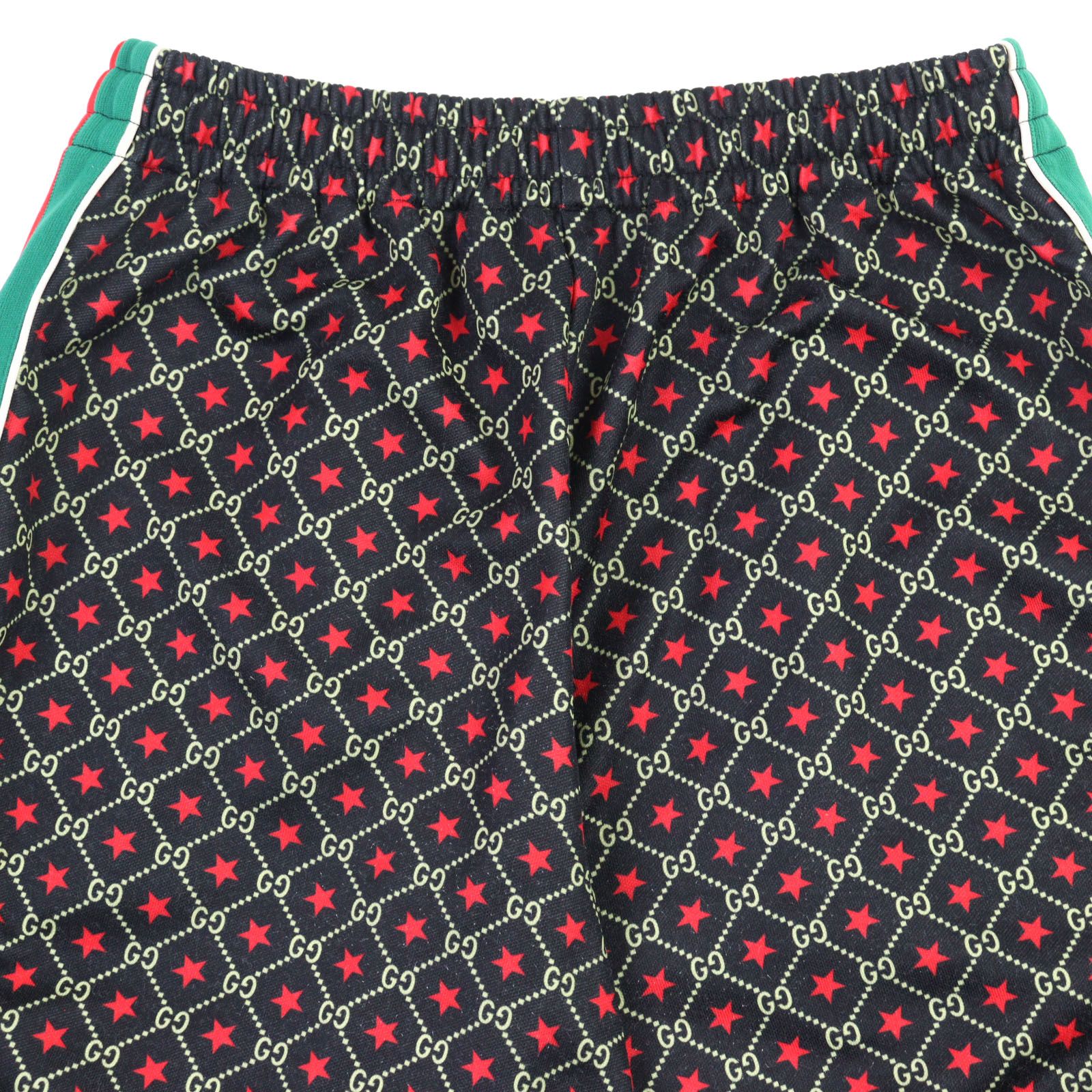 美品○GUCCI グッチ 575736 GGスター シェリーライン ドローストリング付き ハーフパンツ ショートパンツ S イタリア製 正規品 メンズ 美品○GUCCI グッチ 575736 GGスター シェリーライン ドローストリング