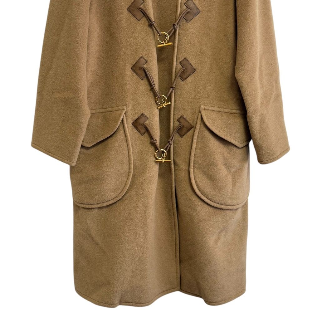 HERMES エルメス ヴィンテージ グレナン金具 キャメル100％ ダッフル