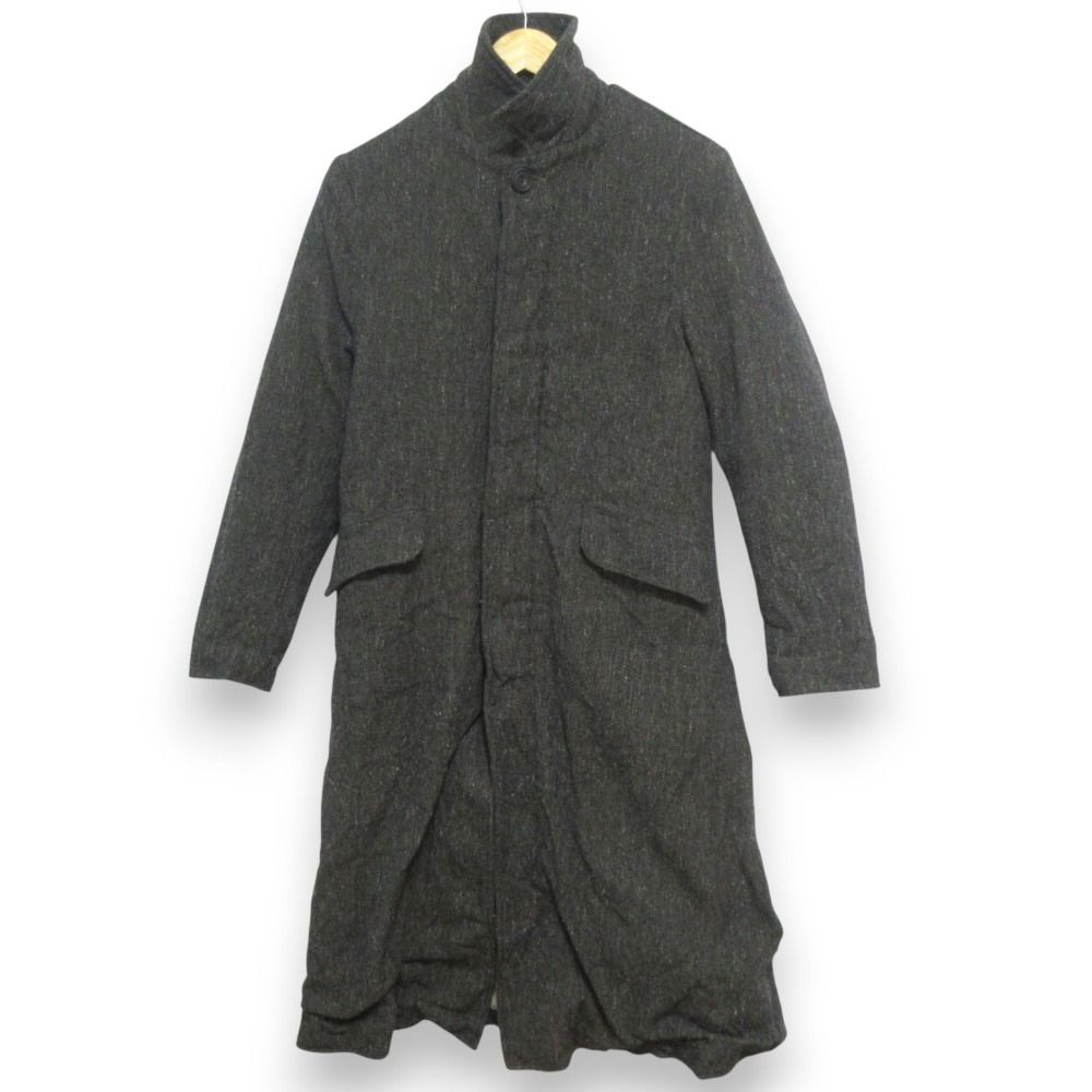 PAUL HARNDEN ポールハーデン ツイードマックコート 良品 Paul Harnden ポールハーデン ツイード ロング マックコート