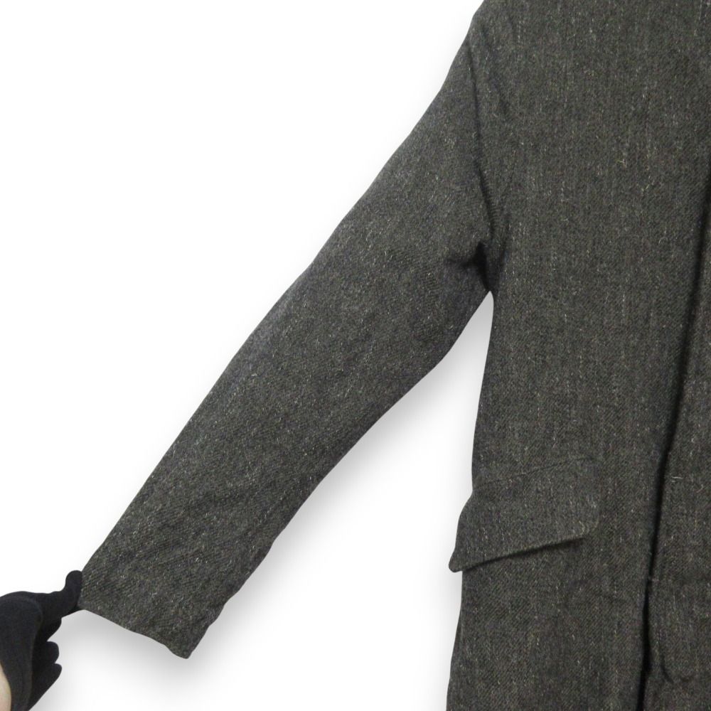 良品 Paul Harnden ポールハーデン ツイード ロング マックコート