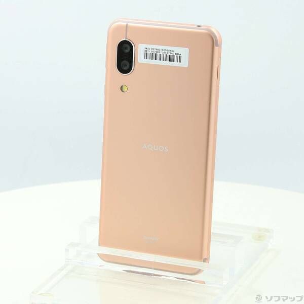 品〕 AQUOS sense3 64GB ライトカッパー SH-M12 SIMフリー【349