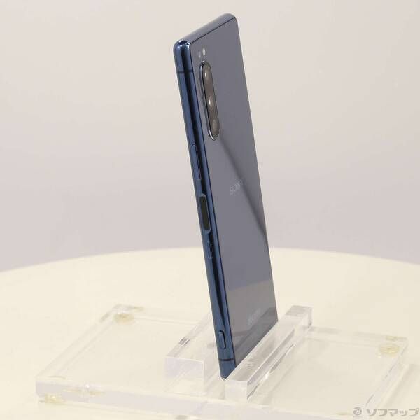 アウトレット 〔品〕 Xperia 5 64GB ブルー SO-01M docomo【262】
