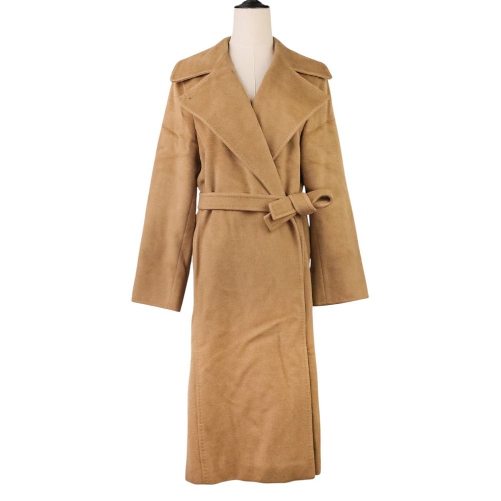 美品 Max Mara マックスマーラ マニュエラ キャメル100% アイコン