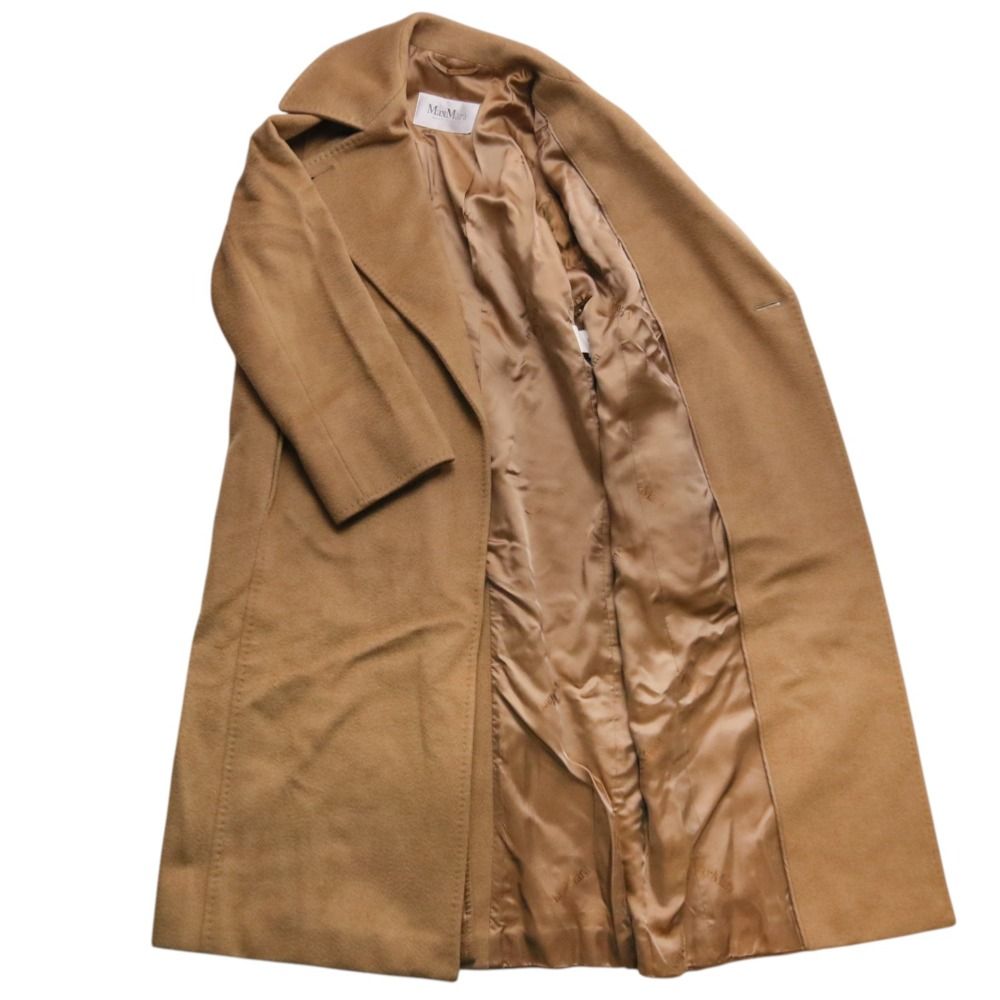 美品 Max Mara マックスマーラ マニュエラ キャメル100% アイコン