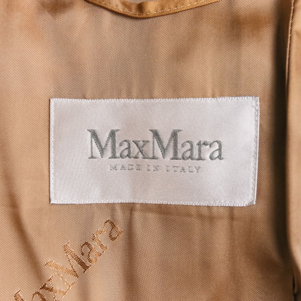 美品 Max Mara マックスマーラ マニュエラ キャメル100% アイコン