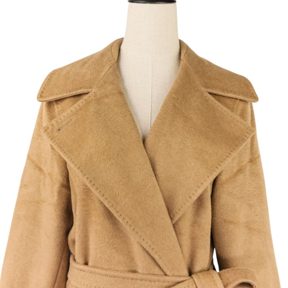 美品 Max Mara マックスマーラ マニュエラ キャメル100% アイコン