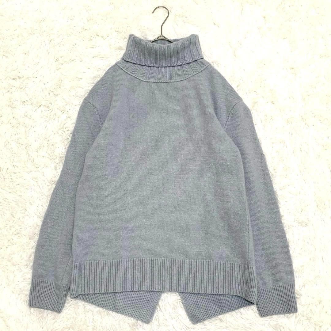 【美品】MUSE de DeuxiemeClasse リブニット カシミヤ混 MUSE de Deuxieme Classe ミューズ ドゥーズィエムクラス カシミヤ