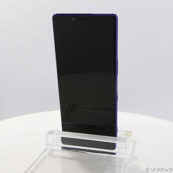 中古品〕 Xperia 1 64GB パープル 802SO SoftBank【344】