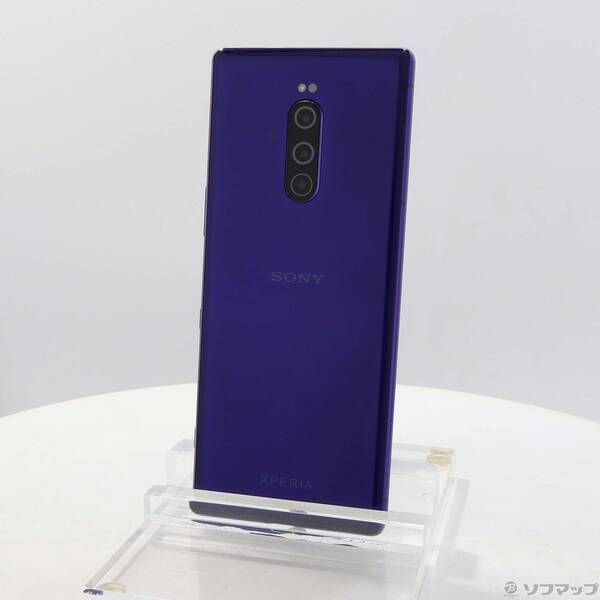 中古品〕 Xperia 1 64GB パープル 802SO SoftBank【344】