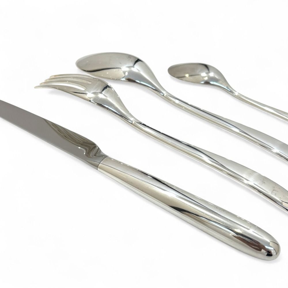  Christofle クリストフル ムード 6人用 カトラリーセット 24 pcs スプーン フォーク ナイフ シルバーコーティング メンズ レディース 古着 箸 カトラリー 食器 キッチン用品