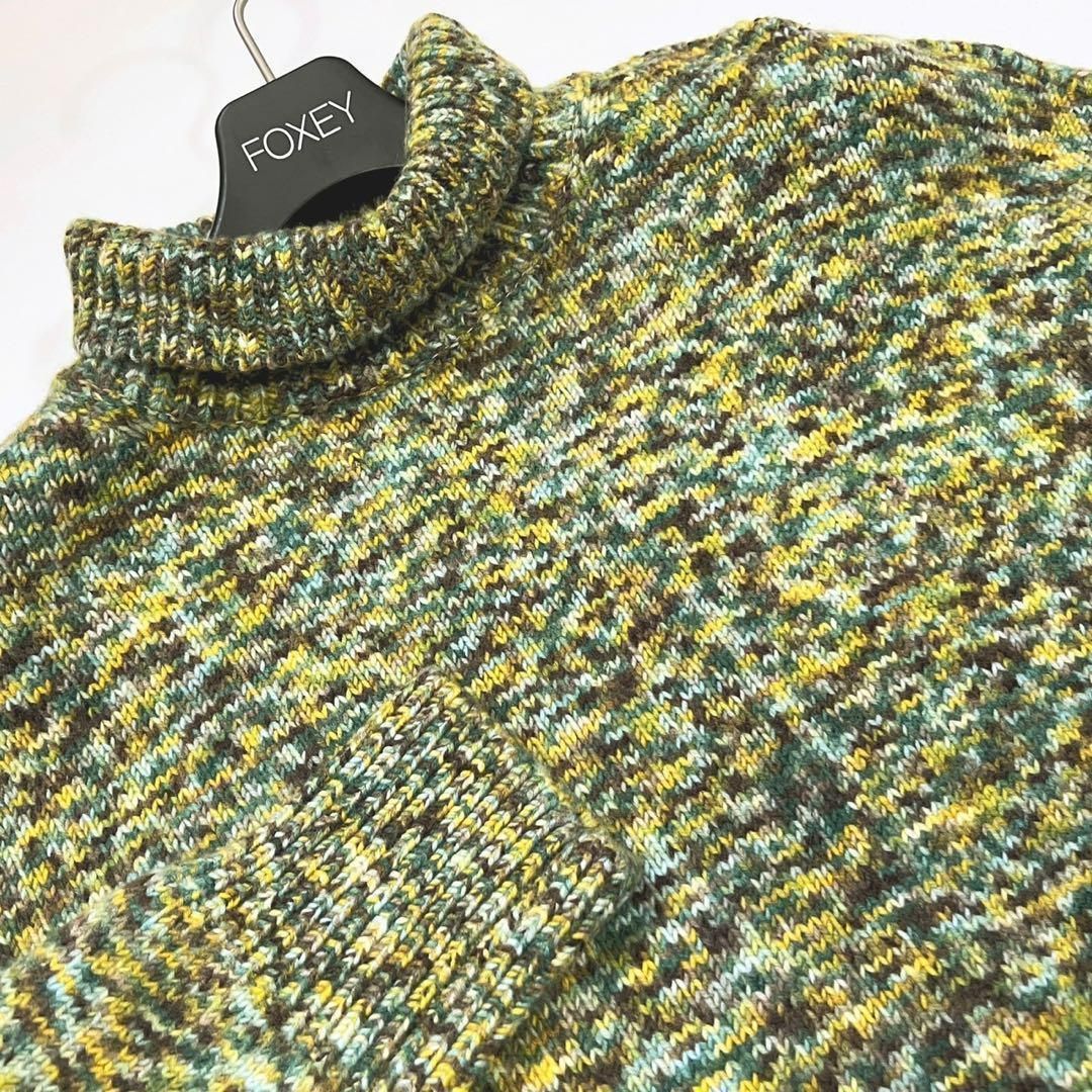 fumikauchida フミカウチダ タートル ニット 38 マーブル 薄手 fumikauchida フミカウチダ タートル ニット 38 マーブル 薄手